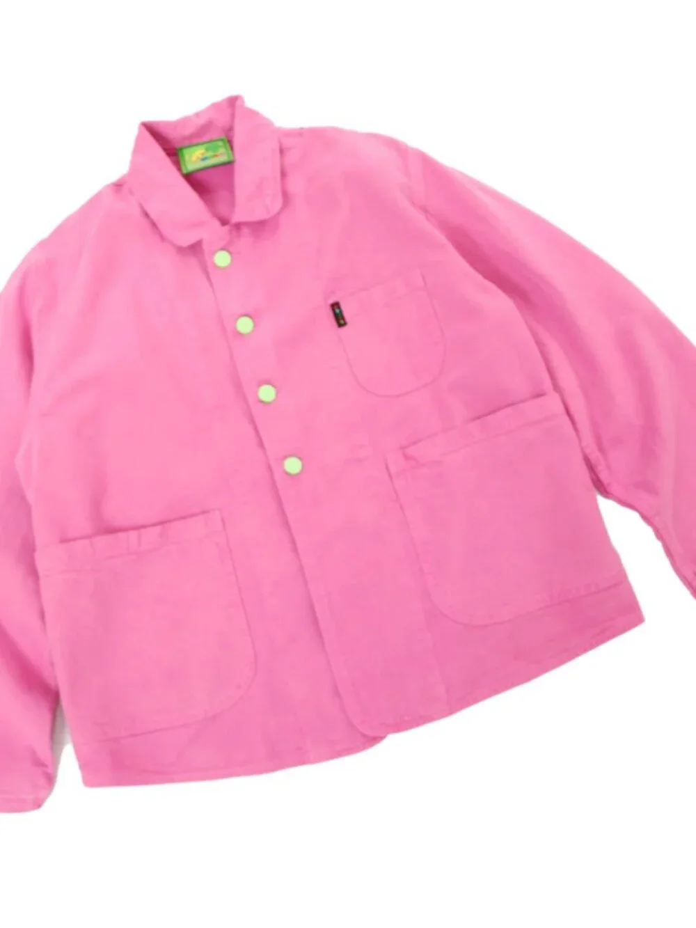 Meals Forager Chore Jacket in Donut Pink, Size Small - Picture 2 of 5
